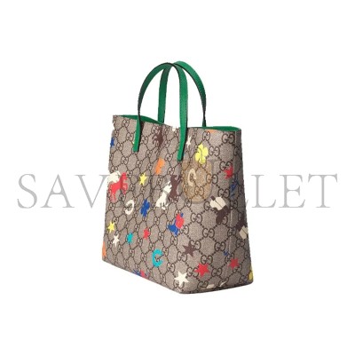 GUCCI GG SUPREME CHILDREN'S TOTE BAG 410812 (21*20*10cm) GUCCI GG SUPREME CHILDREN'S TOTE BAG 410812 (21*20*10cm)
